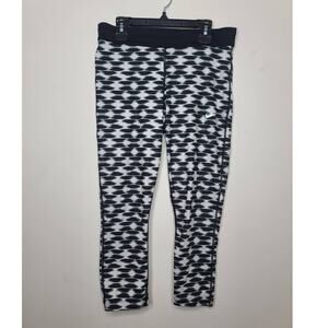 Nike Dri-fit black white capri leggings - small